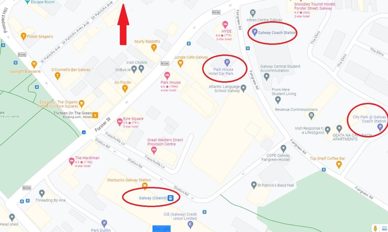 2 Bed Townhouse Eyre Square City Centre Galway Exteriör bild